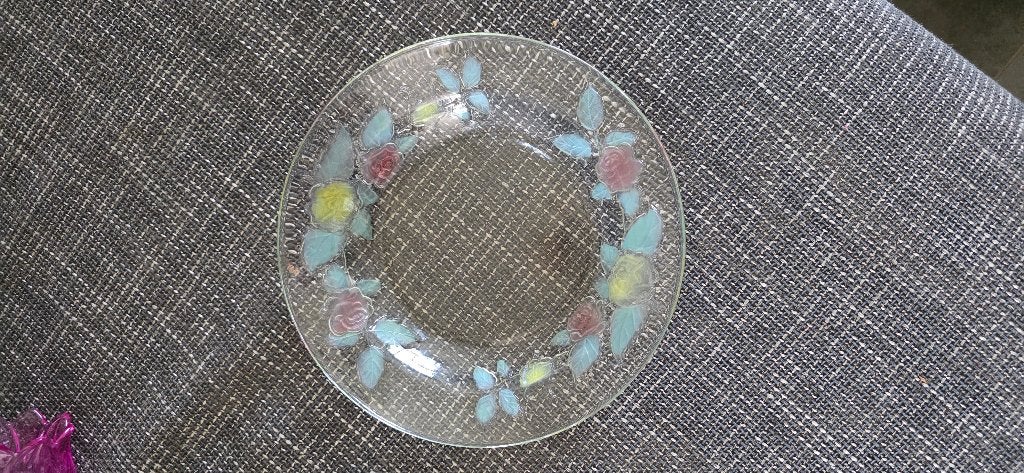 Glazen schaal (bord), Ophalen of Verzenden