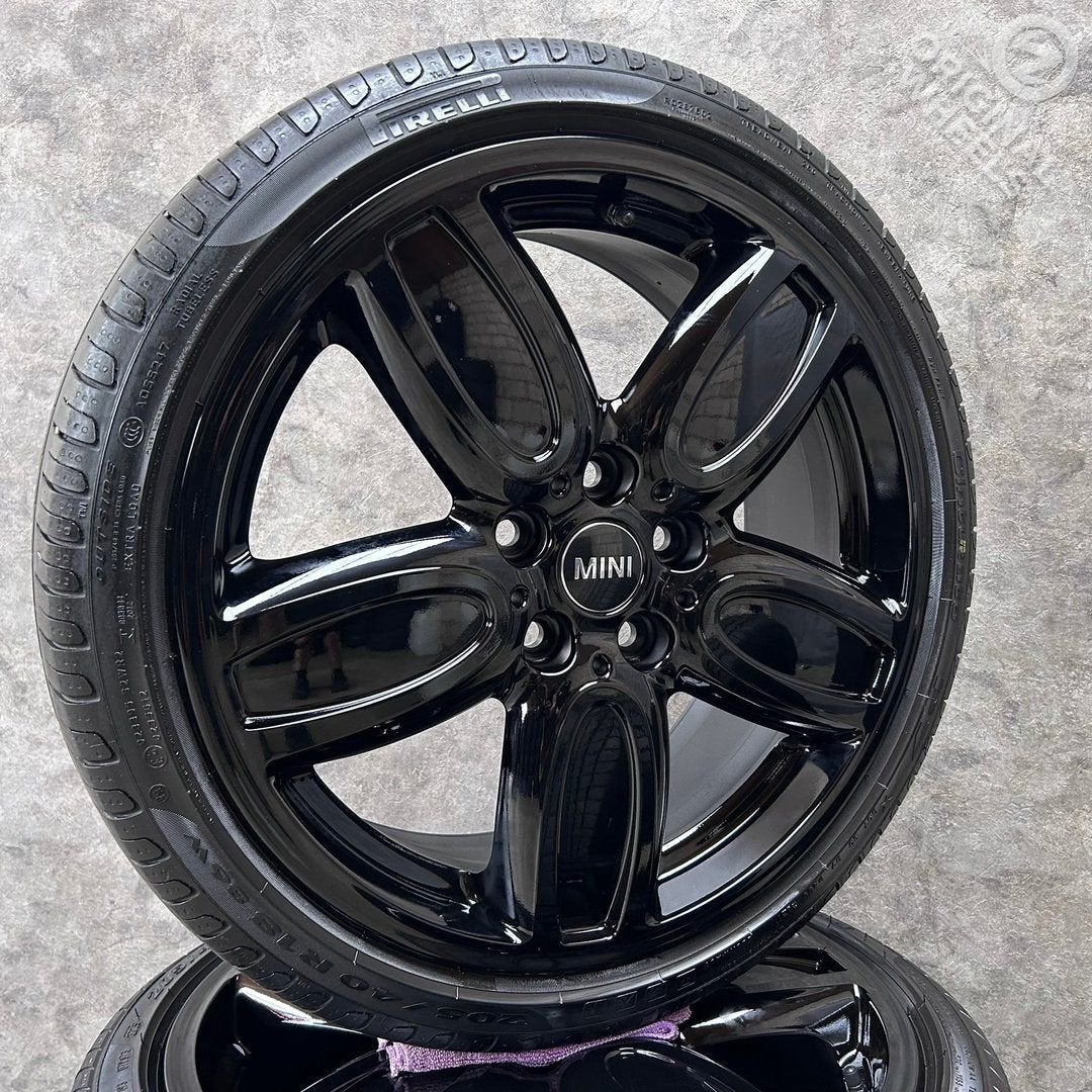 18 inch originele Cup Spoke velgen + zomerbanden Mini  563, 18 inch, Gebruikt, -, -
