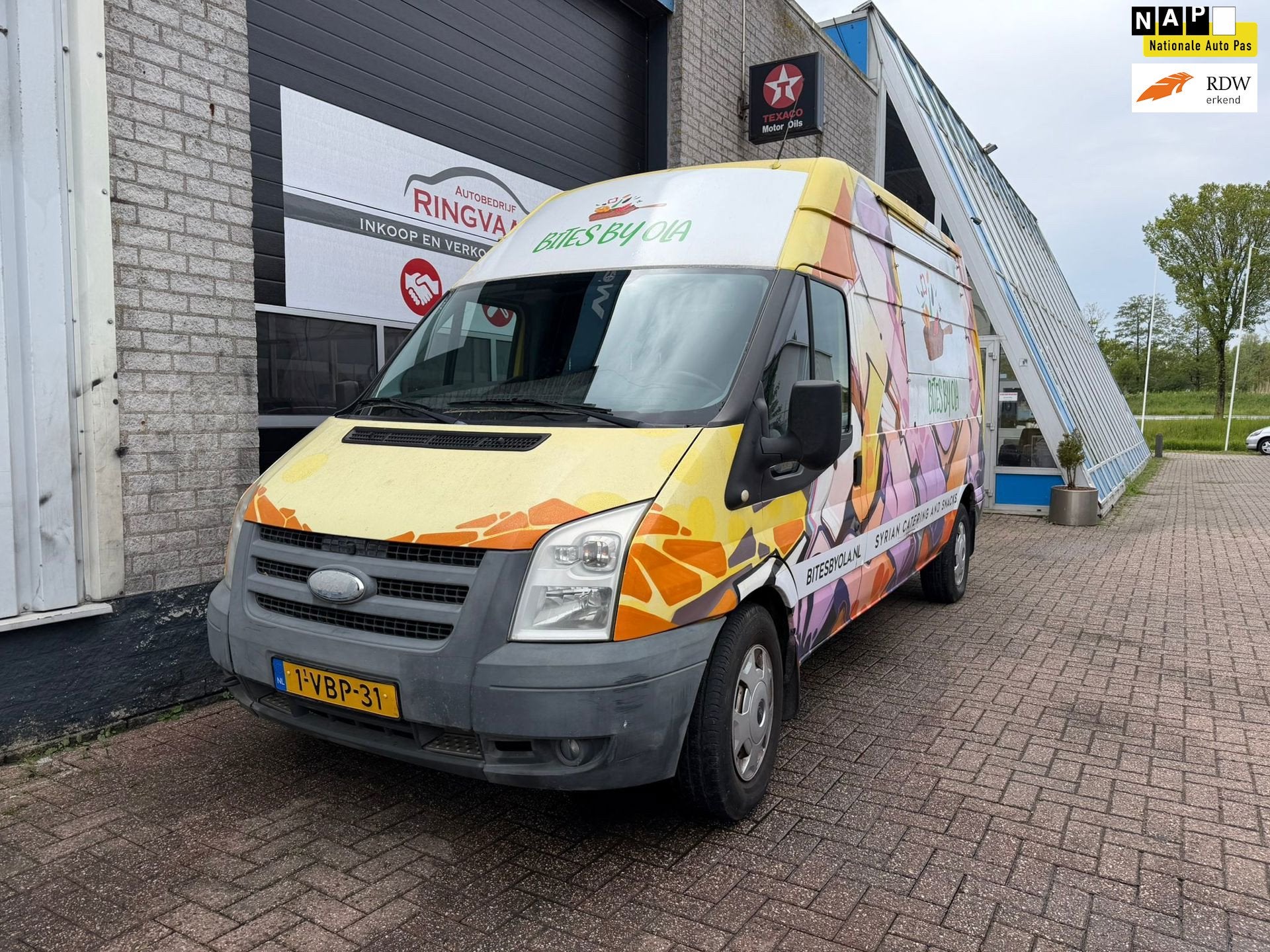 Ford Transit 350L 2.4 TDCI HD DC Foodtruck horeca ingericht, Auto's, Achterwielaandrijving, Gebruikt, 4 cilinders, Origineel Nederlands