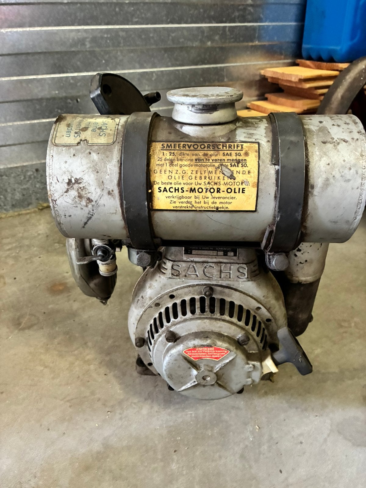 3 stationaire motoren, Doe-het-zelf en Verbouw, Ophalen, Gebruikt, Benzinemotor