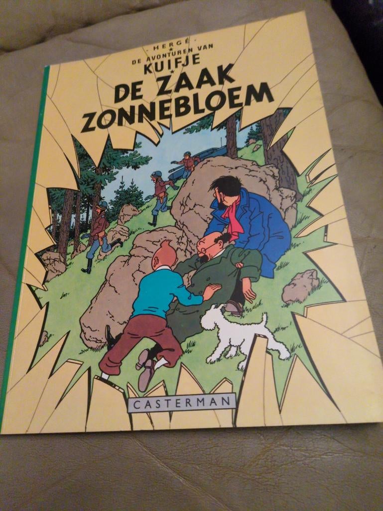 Kuifje: De Zaak Zonnebloem - Klassiek stripboek, Eén stripboek, Ophalen of Verzenden, Gelezen, Hergé