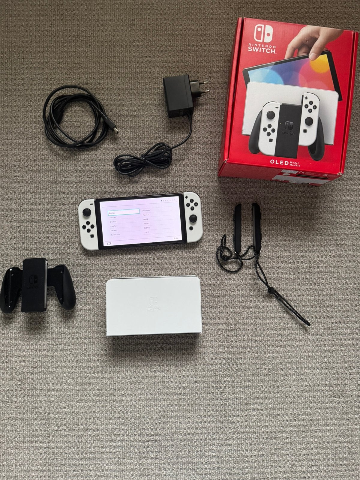 Nintendo Switch OLED Wit – Absolute nieuwstaat