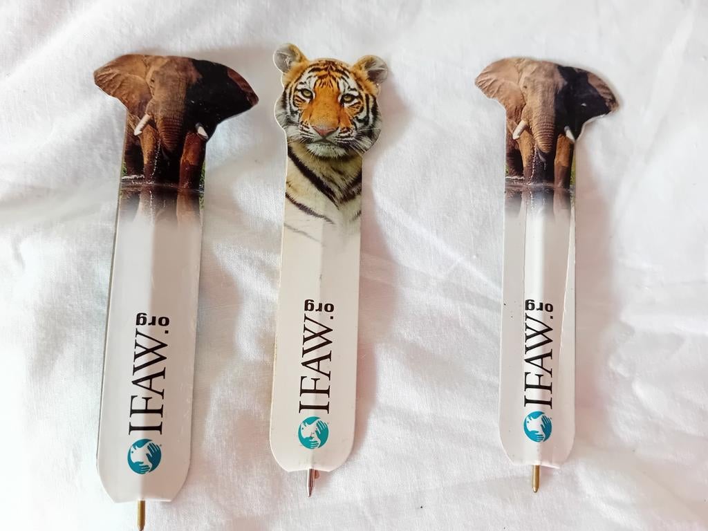 3 bijzondere pennen IFAW, werkend, Ophalen of Verzenden, Balpen, Met reclame