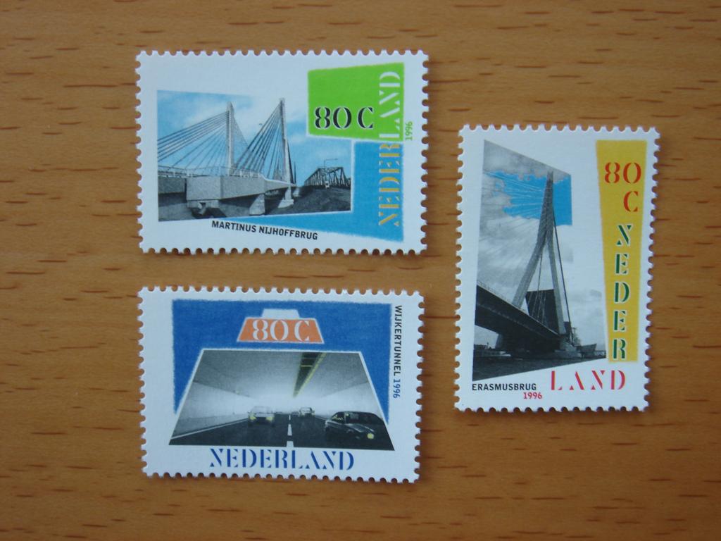 NVPH 1687, 1688 en 1689 Waterland, Postzegels en Munten, Ophalen of Verzenden, Na 1940, Postfris