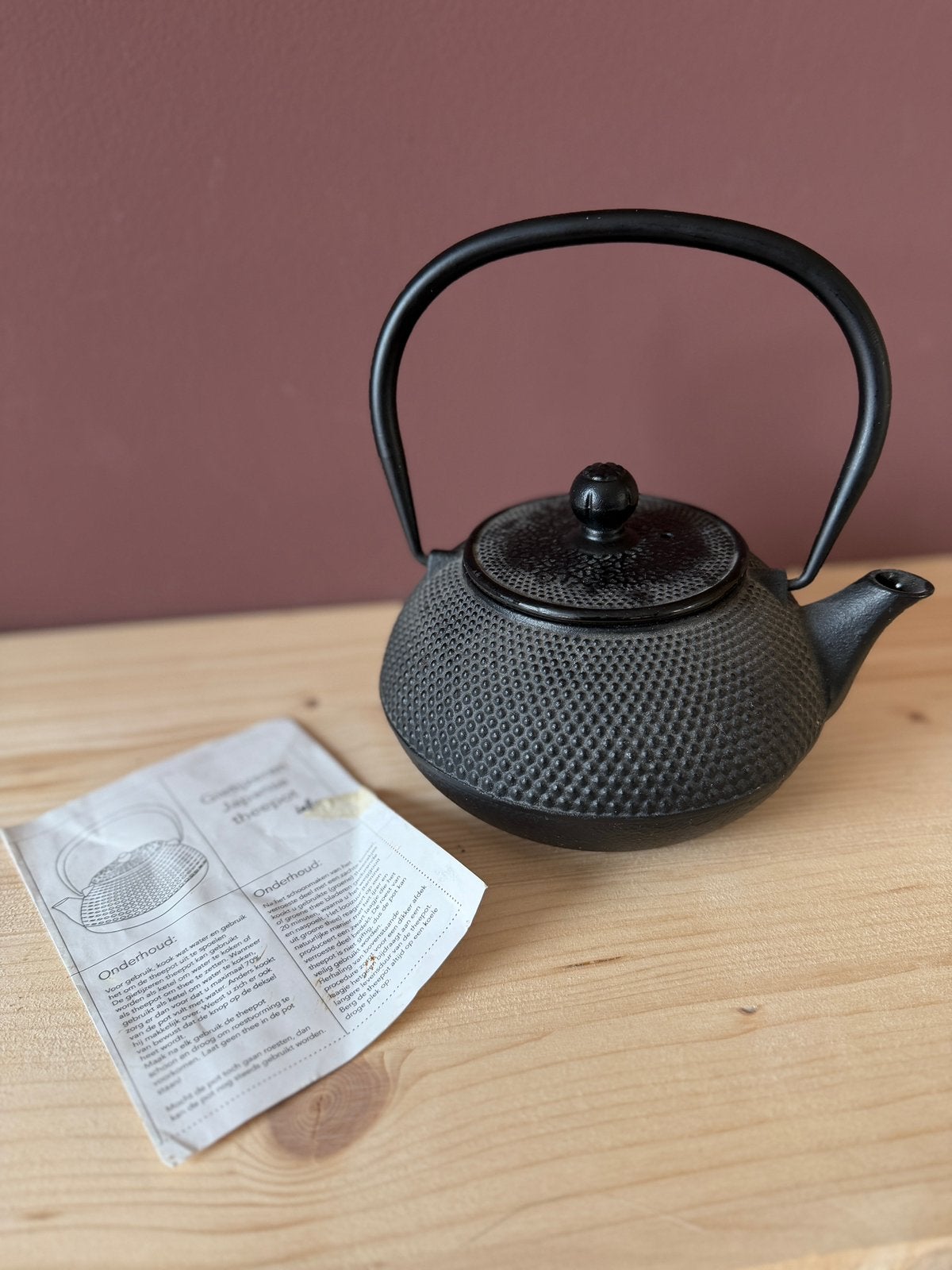 Gietijzere theepot van loods 5, Ophalen, Zo goed als nieuw, Aziatisch, Theepot