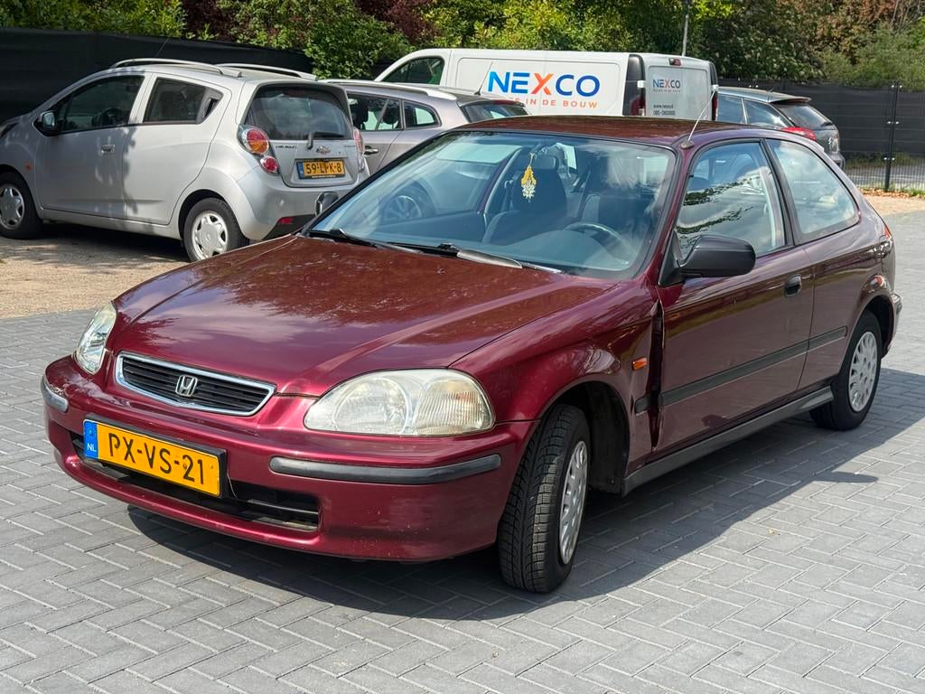 Honda Civic 1.4i /Automaat/Stuurbkr/NAP/Trekhaak, 4 cilinders, Origineel Nederlands, Bedrijf, Onderhoudsboekje