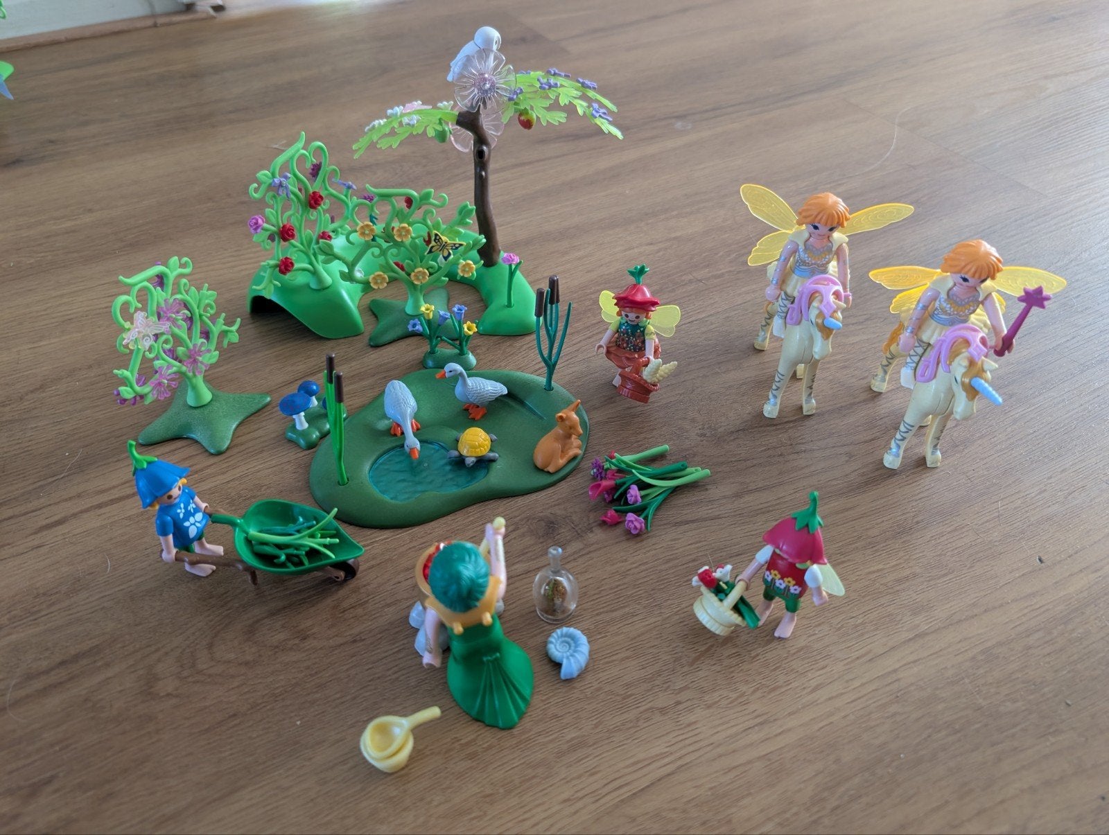 Playmobil Feeënset met Eenhoorns en Vijver, Complete set, Fantasy, Ophalen of Verzenden, Zo goed als nieuw