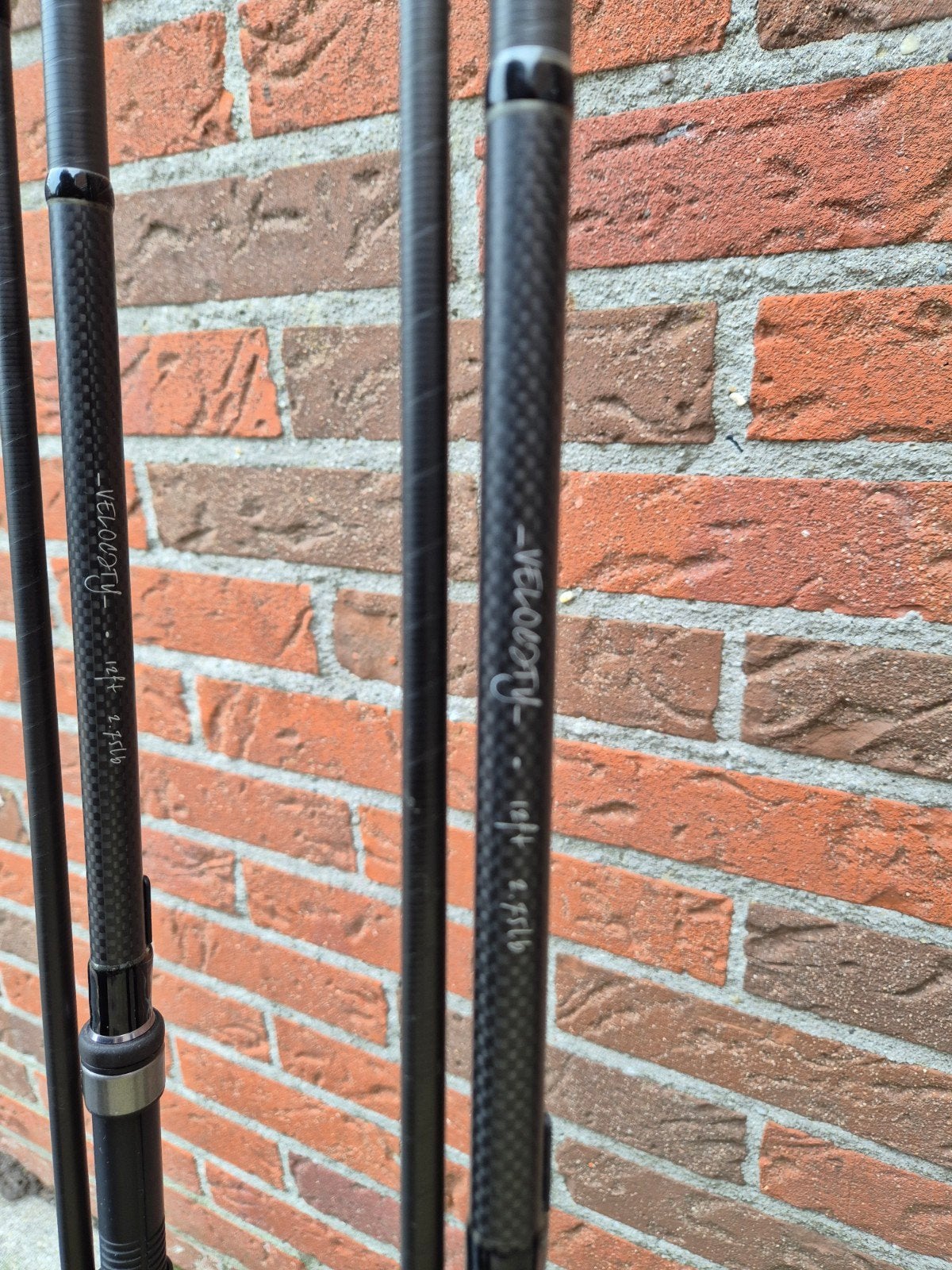 3x Shimano Tribal Velocity 12ft 2.75lbs karperhengels, Watersport en Boten, Ophalen, Gebruikt, Werphengel