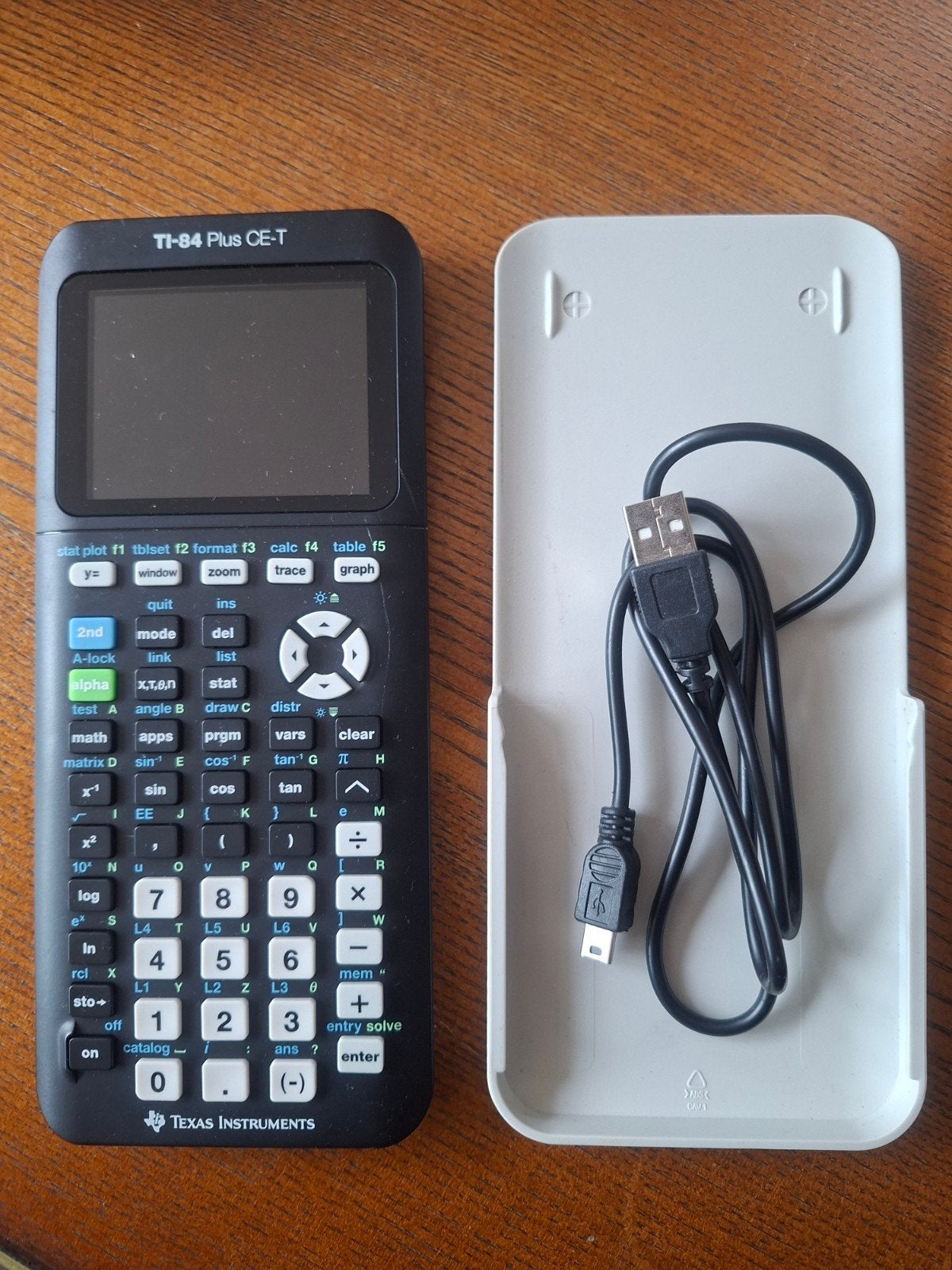texas instruments TI-84 Plus CE-T, Ophalen of Verzenden, Grafische rekenmachine, Gebruikt