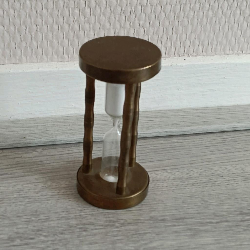 Zandloper 8,5x4 cm, Ophalen of Verzenden