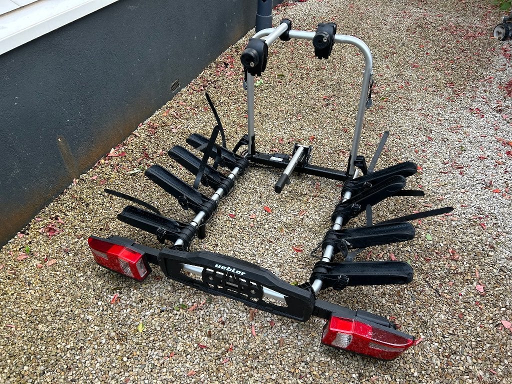 Uebler f42 fietsendrager 4x, Ophalen, 3 fietsen of meer, Zo goed als nieuw, Trekhaakdrager