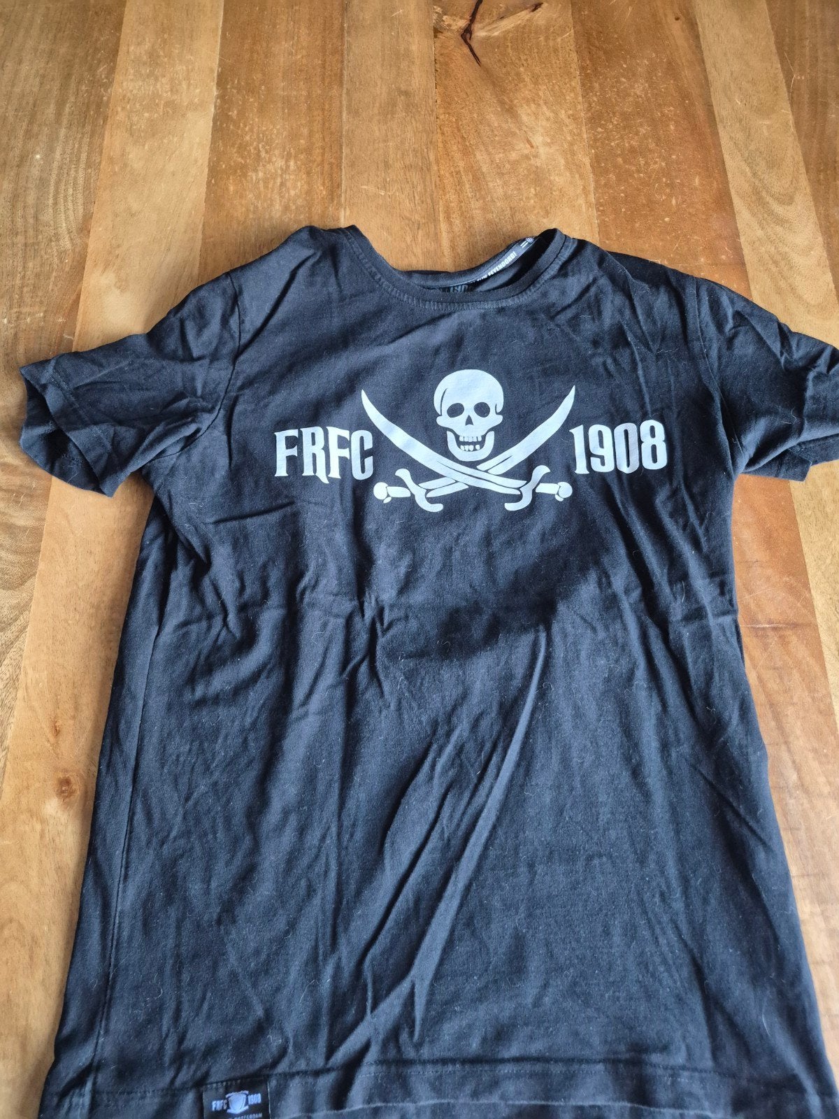T-shirt  FRFC 1908 maat M, Maat 48/50 (M), Zwart, Ophalen of Verzenden, Gedragen