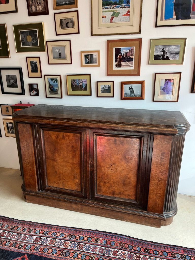Antiek dressoir/sideboard met twee deuren en lades, Antiek en Kunst, Curiosa en Brocante, Ophalen