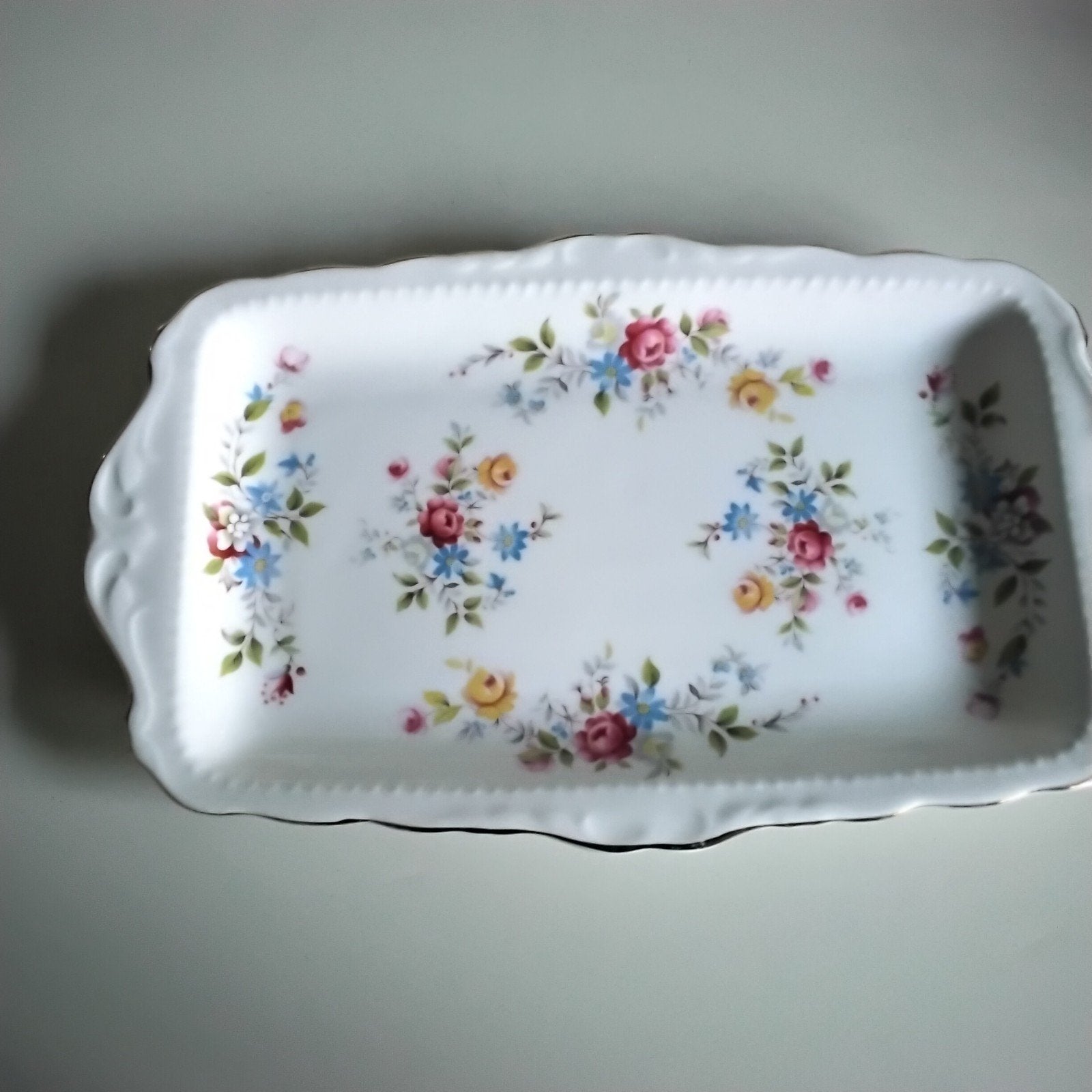Engelse royal vale cakeschaal, Overige typen, Ophalen of Verzenden, Zo goed als nieuw, Overige stijlen