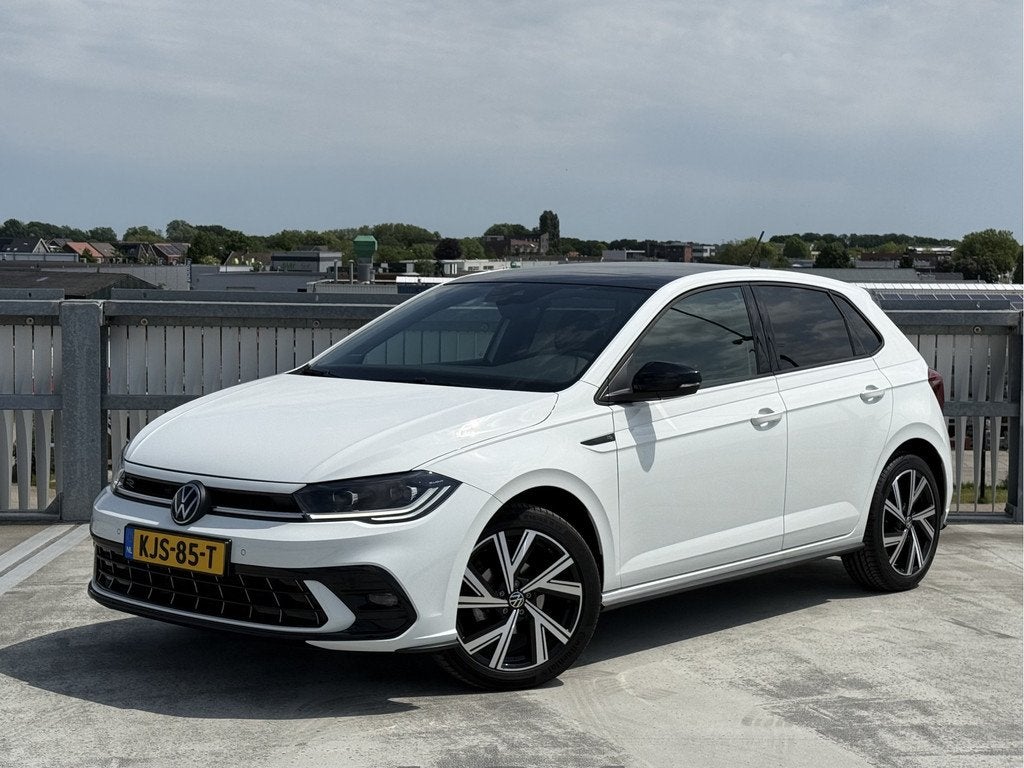 Volkswagen Polo 1.0 TSI DSG R-Line | Pano | IQ | Clima | Cam, Gebruikt, Euro 6, Alcantara, Wit