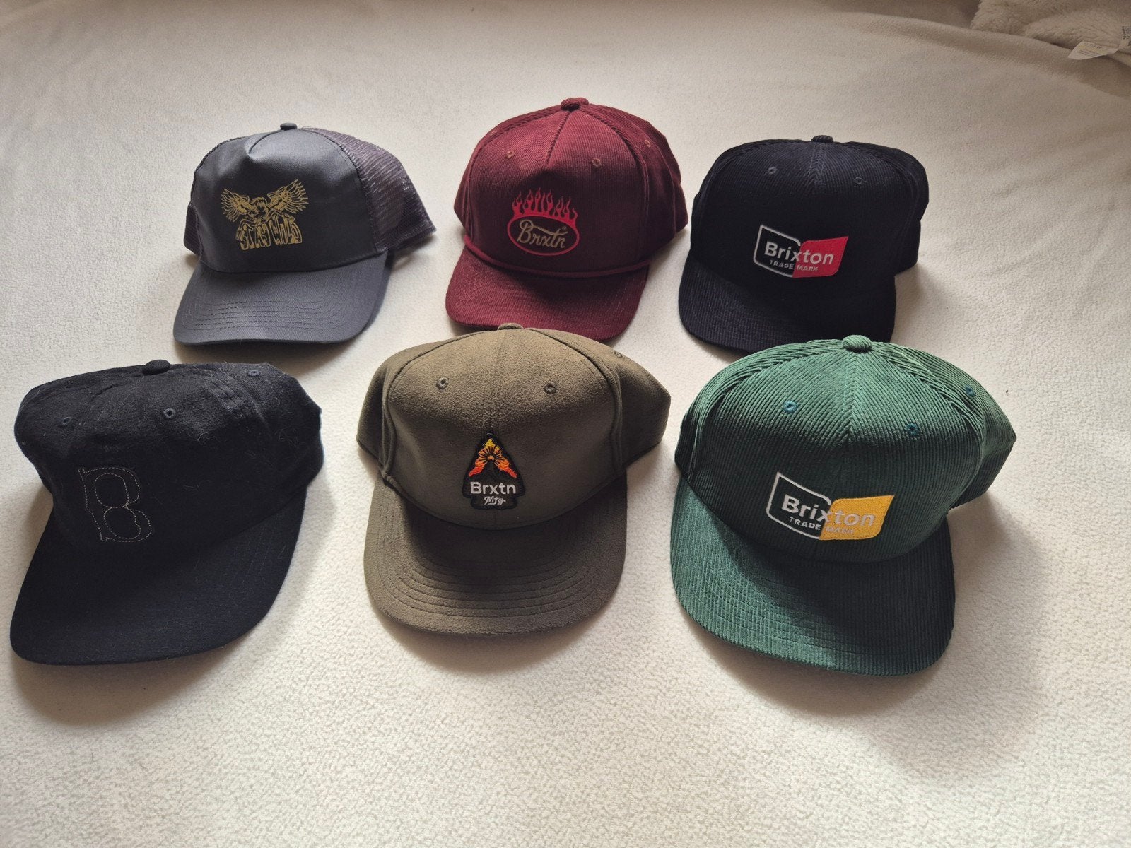Diverse  petten  van Brixton, Verzenden, Nieuw, One size fits all, Pet