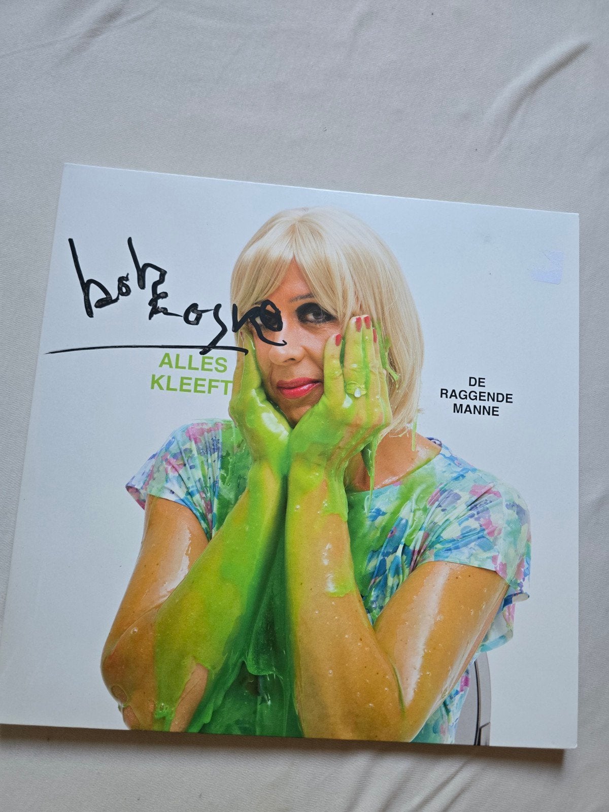Raggende mannen. Alles kleeft GESIGNEERD, Ophalen of Verzenden, Zo goed als nieuw, 12 inch