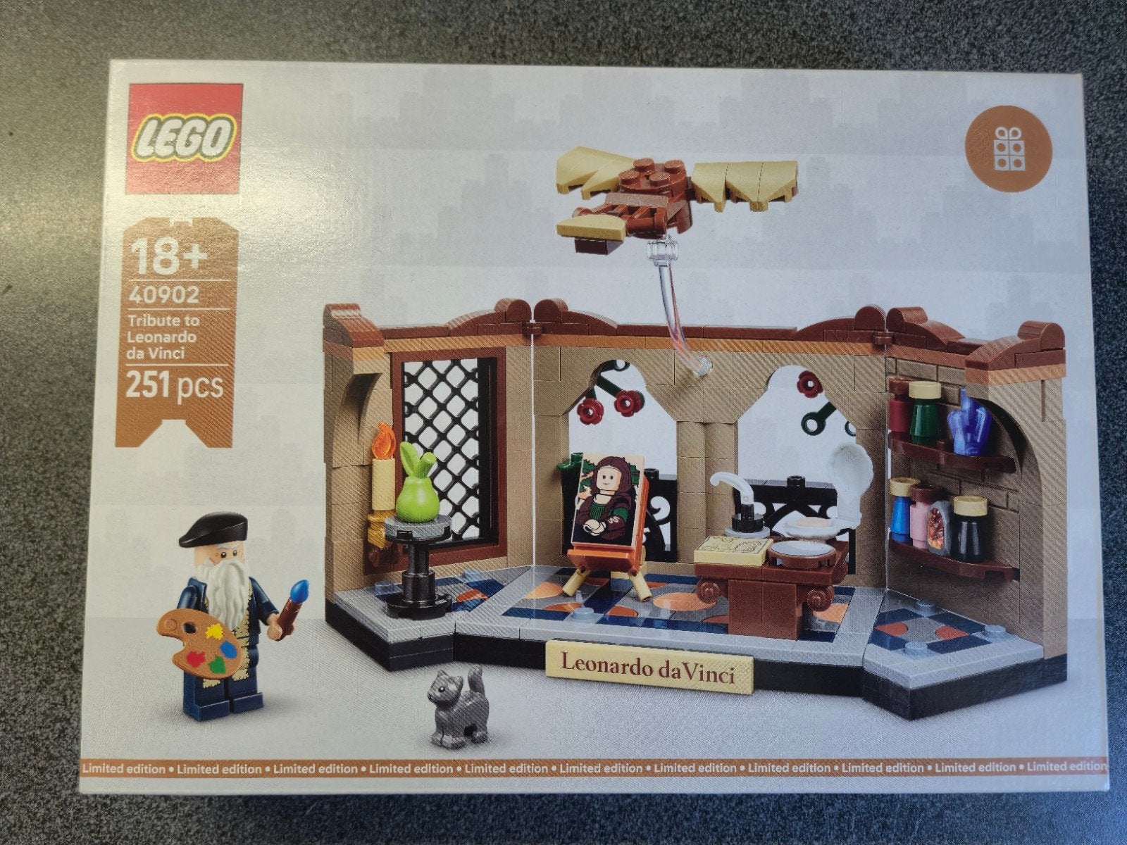 LEGO 40902 Eerbetoon aan Leonardo da Vinci Limited Edition, Kinderen en Baby's, Speelgoed | Duplo en Lego, Overige thema's, Lego