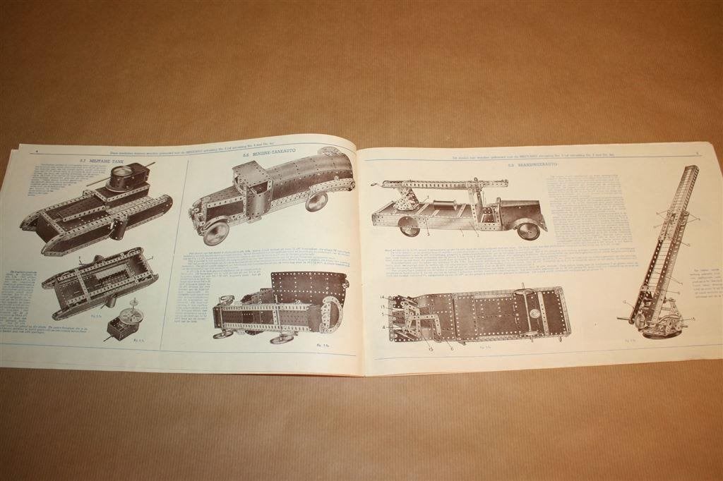 Meccano. Handleiding voor aanvullings-uitrusting No. 4a, Ophalen of Verzenden