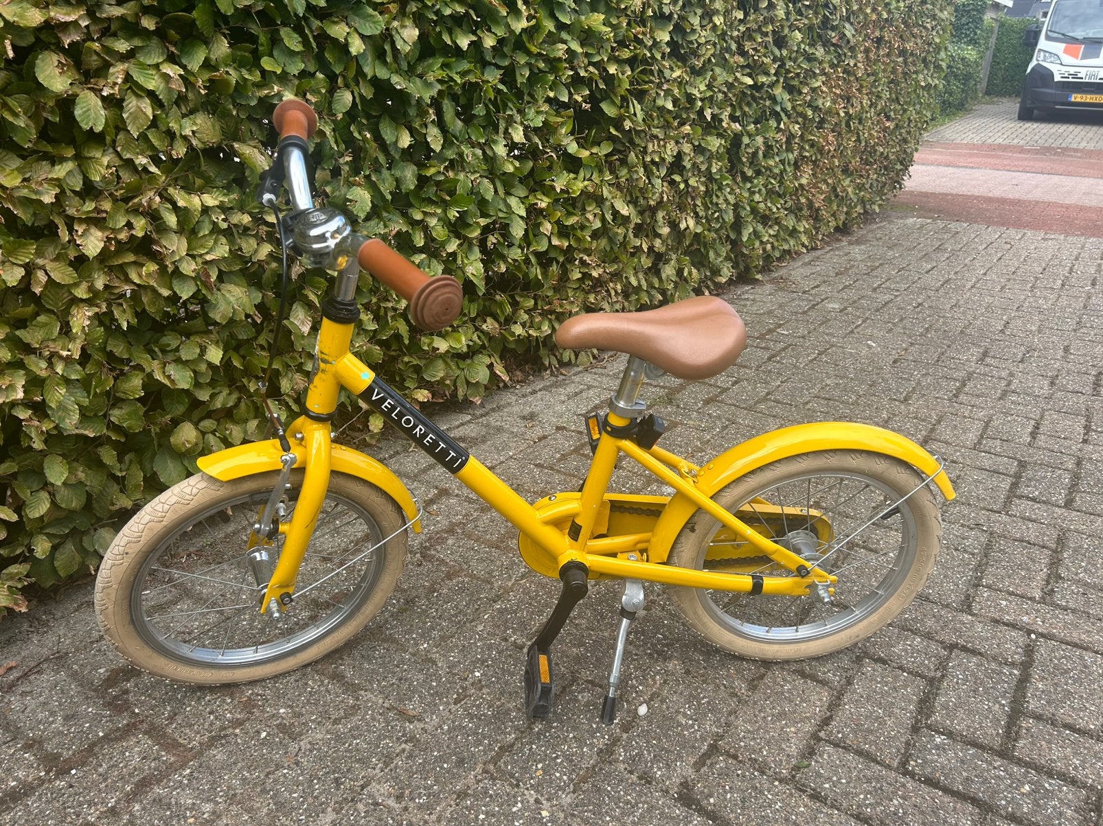 Velorreti Maxi kinderfiets 16inch Bananarama, Ophalen of Verzenden, Gebruikt, Terugtraprem, 16 tot 20 inch