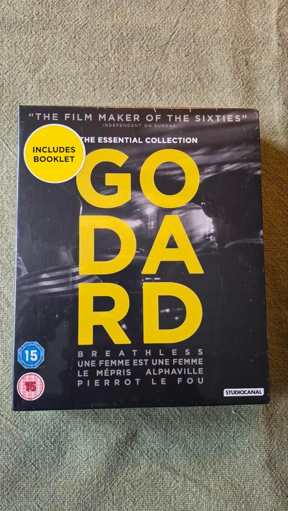 Godard: The Essential Collection Blu-ray Boxset, Cd's en Dvd's, Ophalen of Verzenden, Nieuw in verpakking, Boxset
