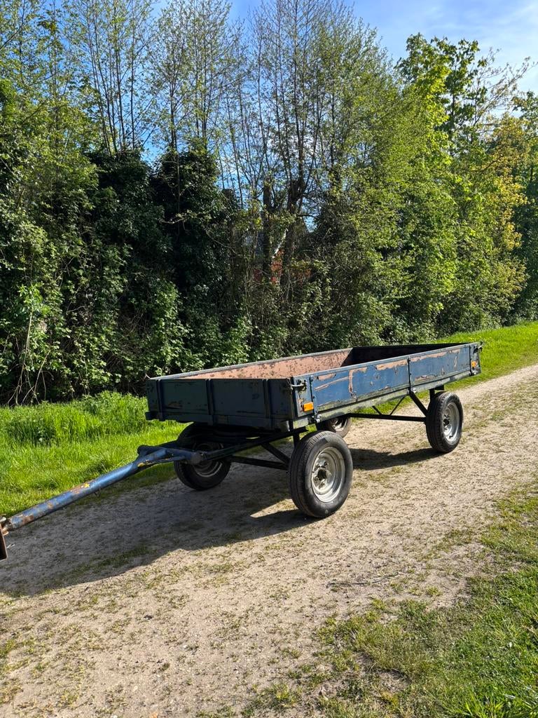 Platte wagen, Zakelijke goederen, Agrarisch | Werktuigen, Ophalen, Transport