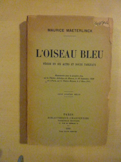 Maurice Maeterlinck - L\'oiseau blue, Verzenden, Gelezen