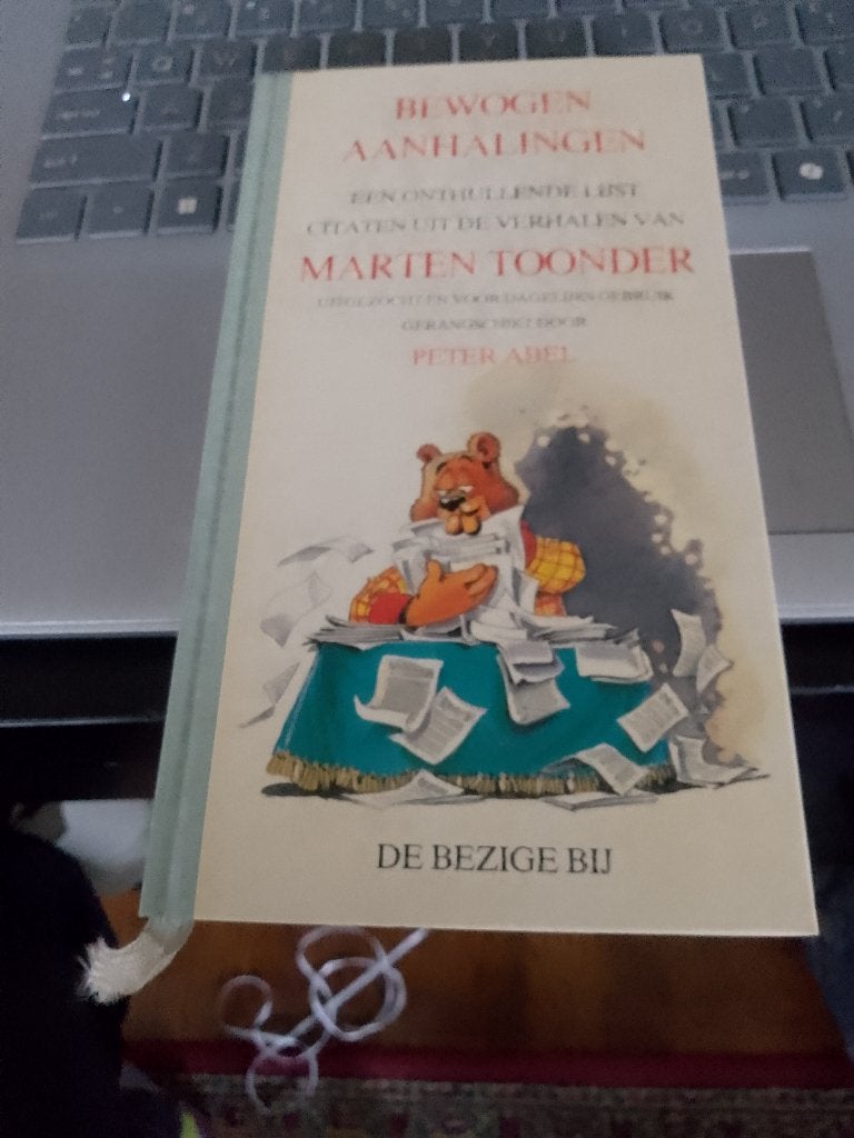 boek maten toonder  bewogen aanhalingen   peter abel, Ophalen