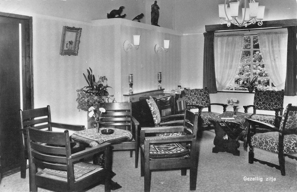 606 Denekamp - Hotel "Dinkeloord"  gezellig zitje, Ophalen of Verzenden, 1960 tot 1980, Ongelopen, Overijssel