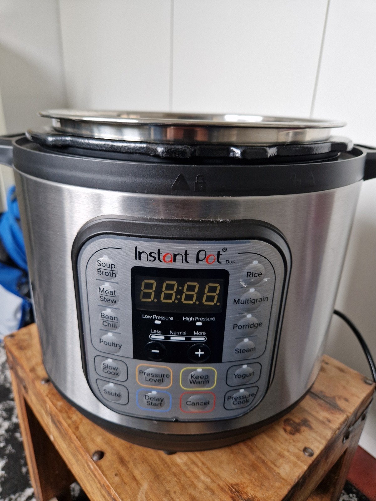 Instant Pot Duo 80 - Elektrische Snelkookpan 8L, Ophalen, Timer, Gebruikt