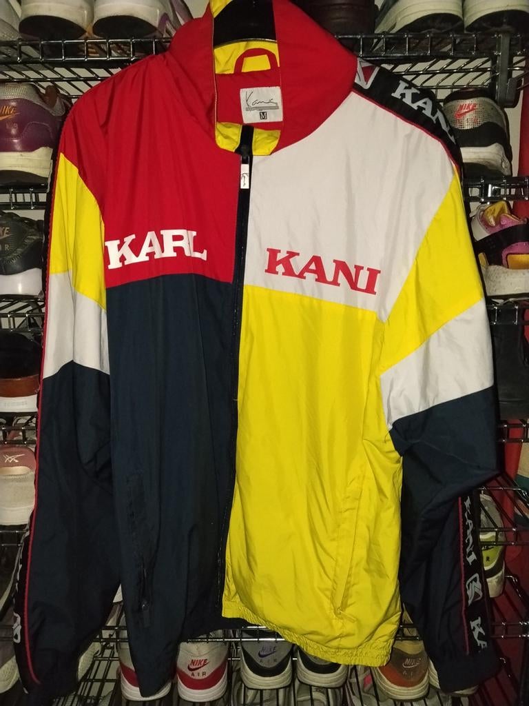 Karl Kani Jasje Maat M - Kleurrijk Windjack, Ophalen of Verzenden, Zo goed als nieuw, Karl Kani, Maat 48/50 (M)
