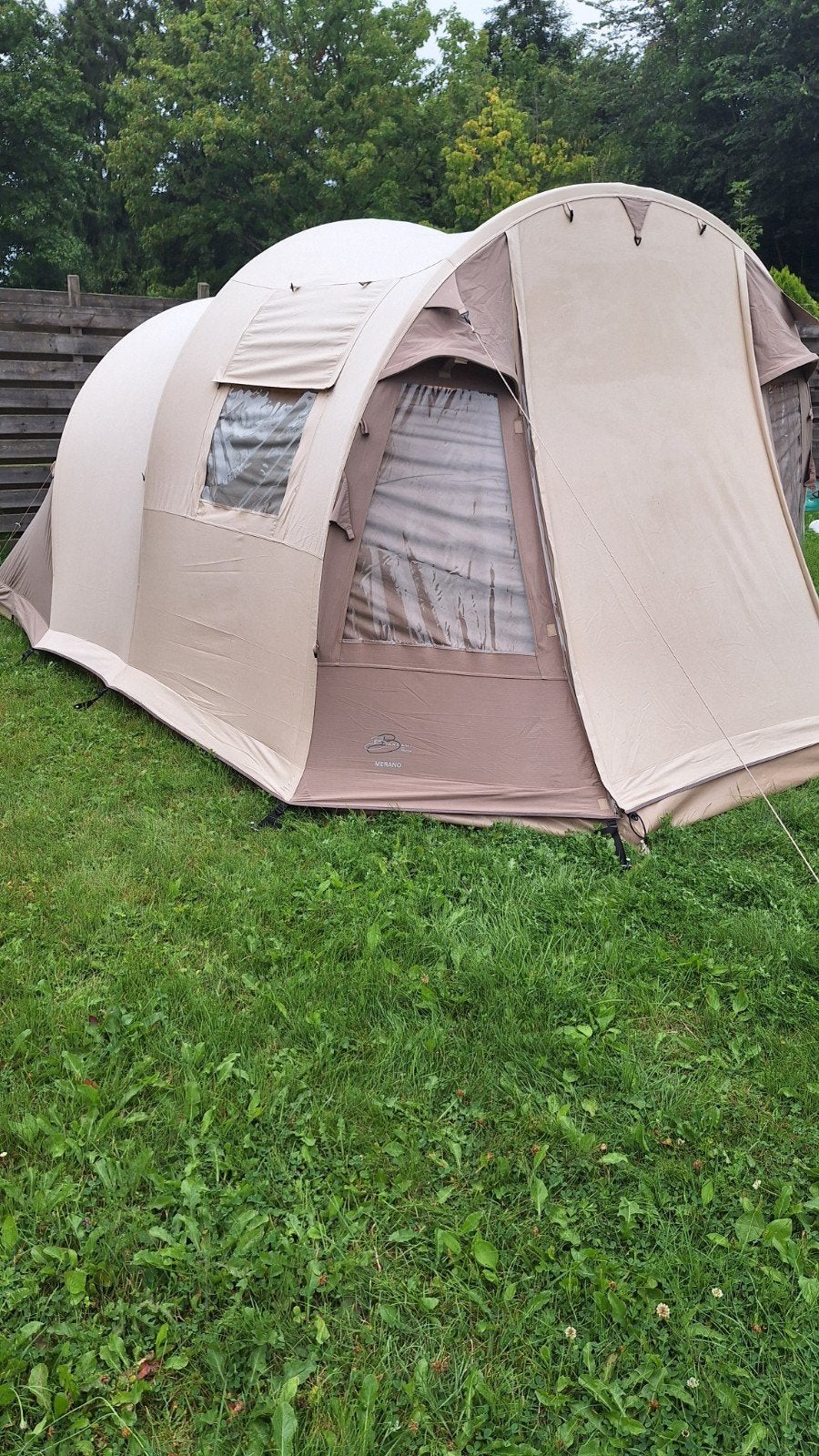 Bardani merano 4 persoons tent. Zéér goede staat., Caravans en Kamperen, Tenten, Ophalen, Gebruikt, Tot en met 4