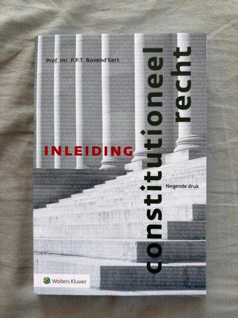 Inleiding constitutioneel recht, Ophalen, Nieuw, WO, Wolters Kluwer