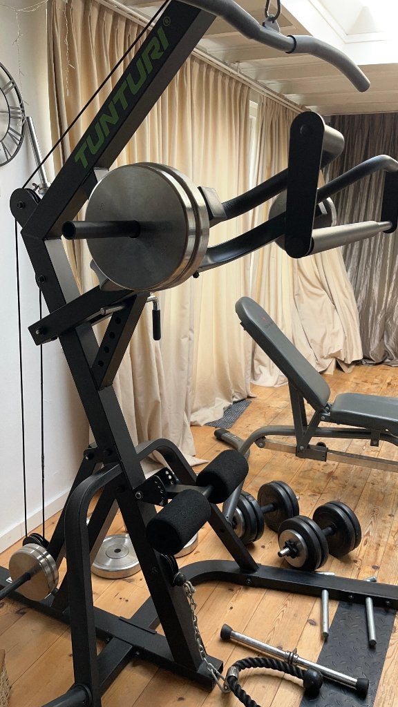 Tunturi WT85 Leverage Pulley Gym l Krachtstation, Ophalen, Benen, Krachtstation, Zo goed als nieuw