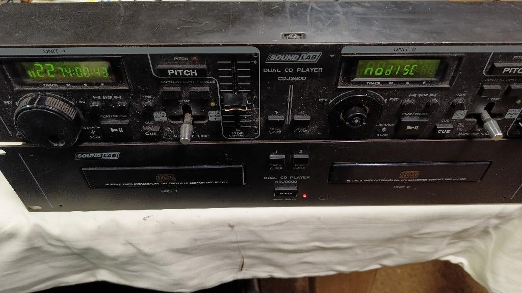 SoundLab CDJ2600 dual DJ CD-speler, Ophalen of Verzenden, Gebruikt, Dj-set, Overige merken