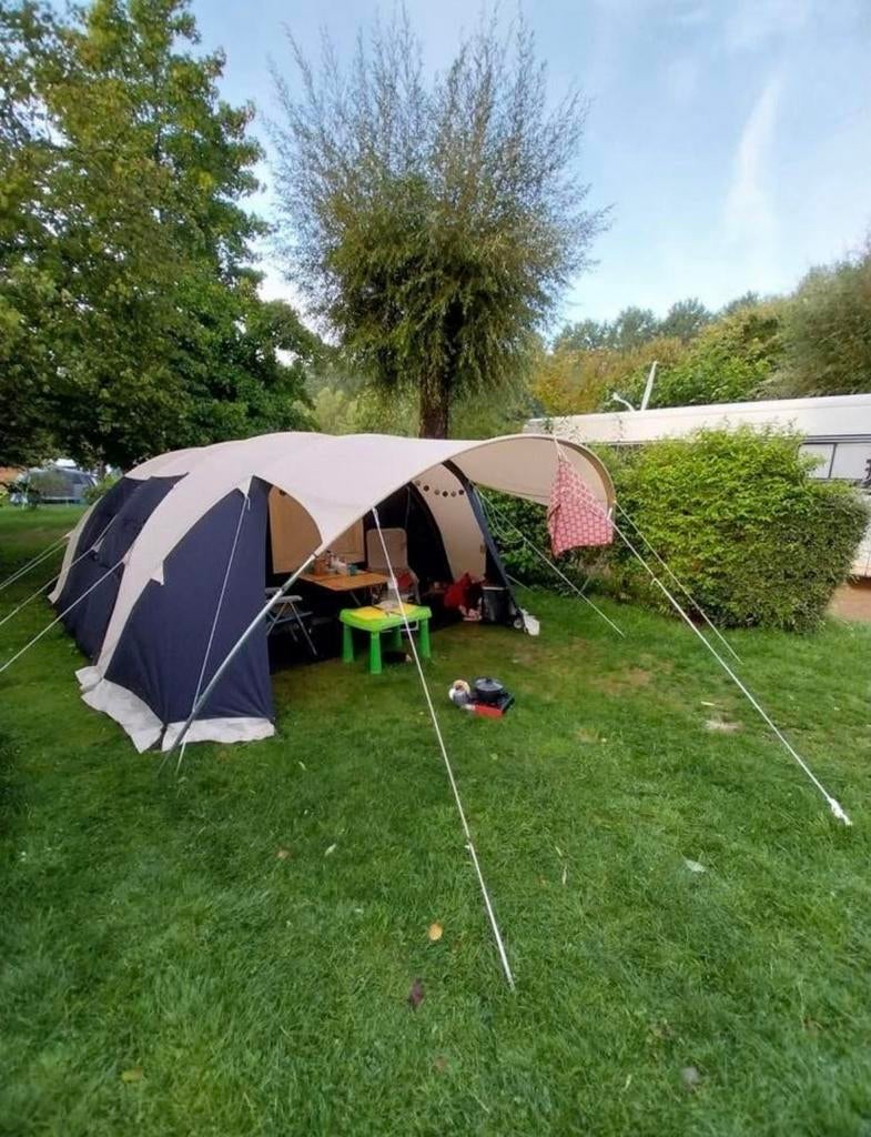 Obelink Trail 600 tunneltent - Ruime gezinstent, Ophalen, Zo goed als nieuw, Tot en met 6
