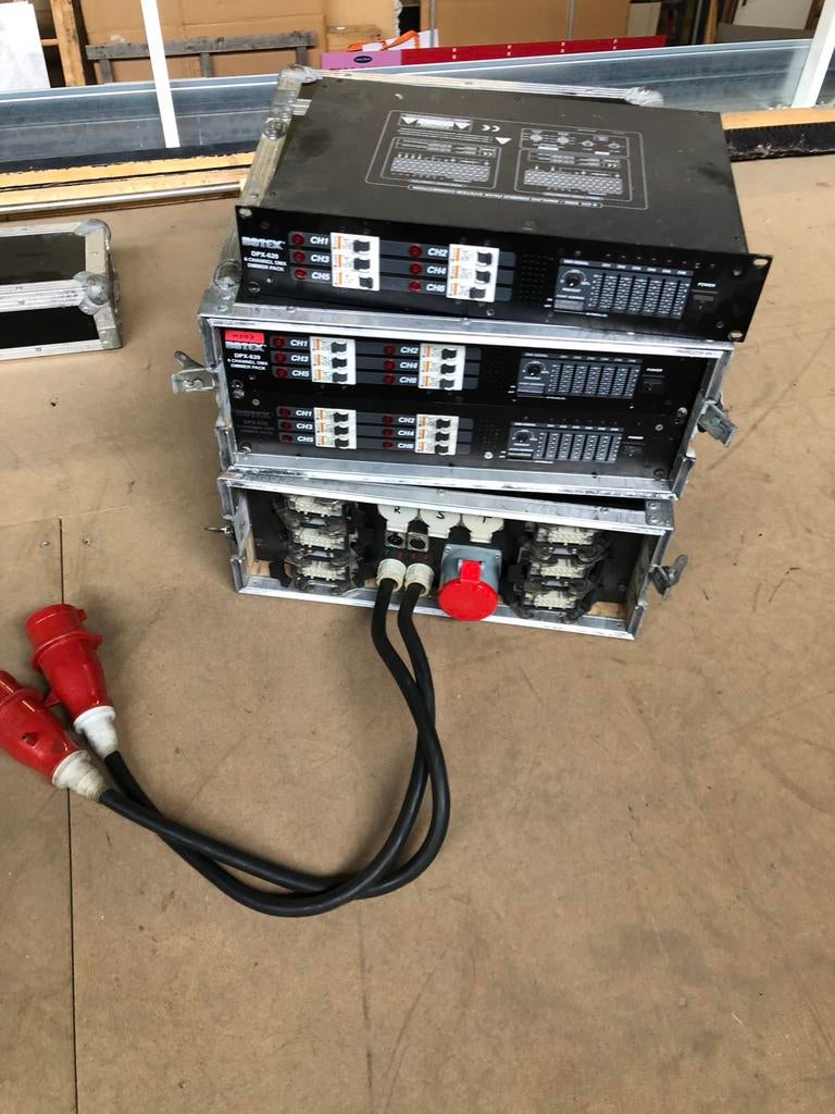 5x 6kanalen dimmerpack, Ophalen, Gebruikt