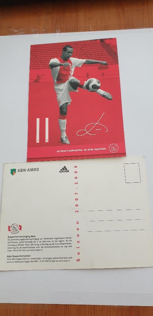 3073 ajax 2007-2008 leonardo, Verzenden, 1980 tot heden, Sport en Spel