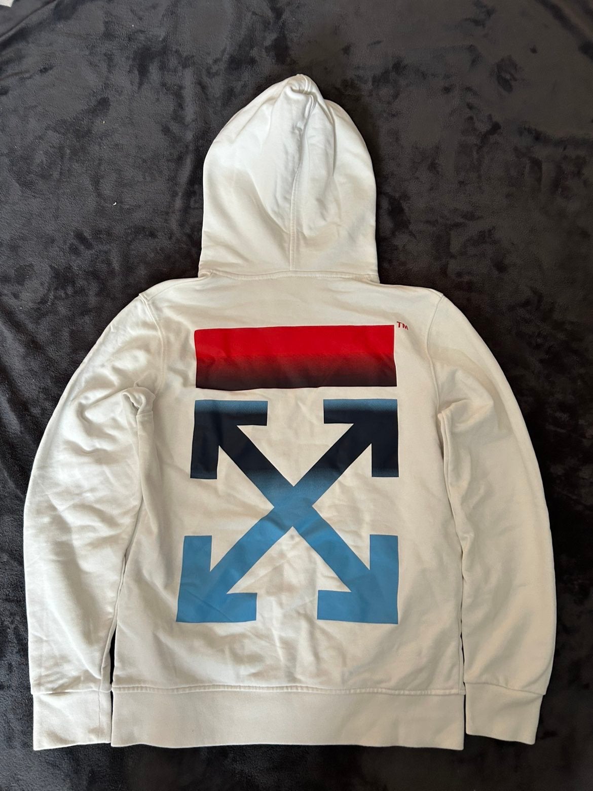Off-White Red Arrow White Hoodie, Ophalen of Verzenden, Zo goed als nieuw, Maat 46 (S) of kleiner, Wit