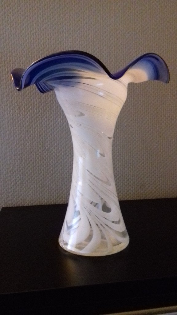 Murano Swirl Vaas met Kelk, Ophalen, Overige kleuren, Minder dan 50 cm, Glas