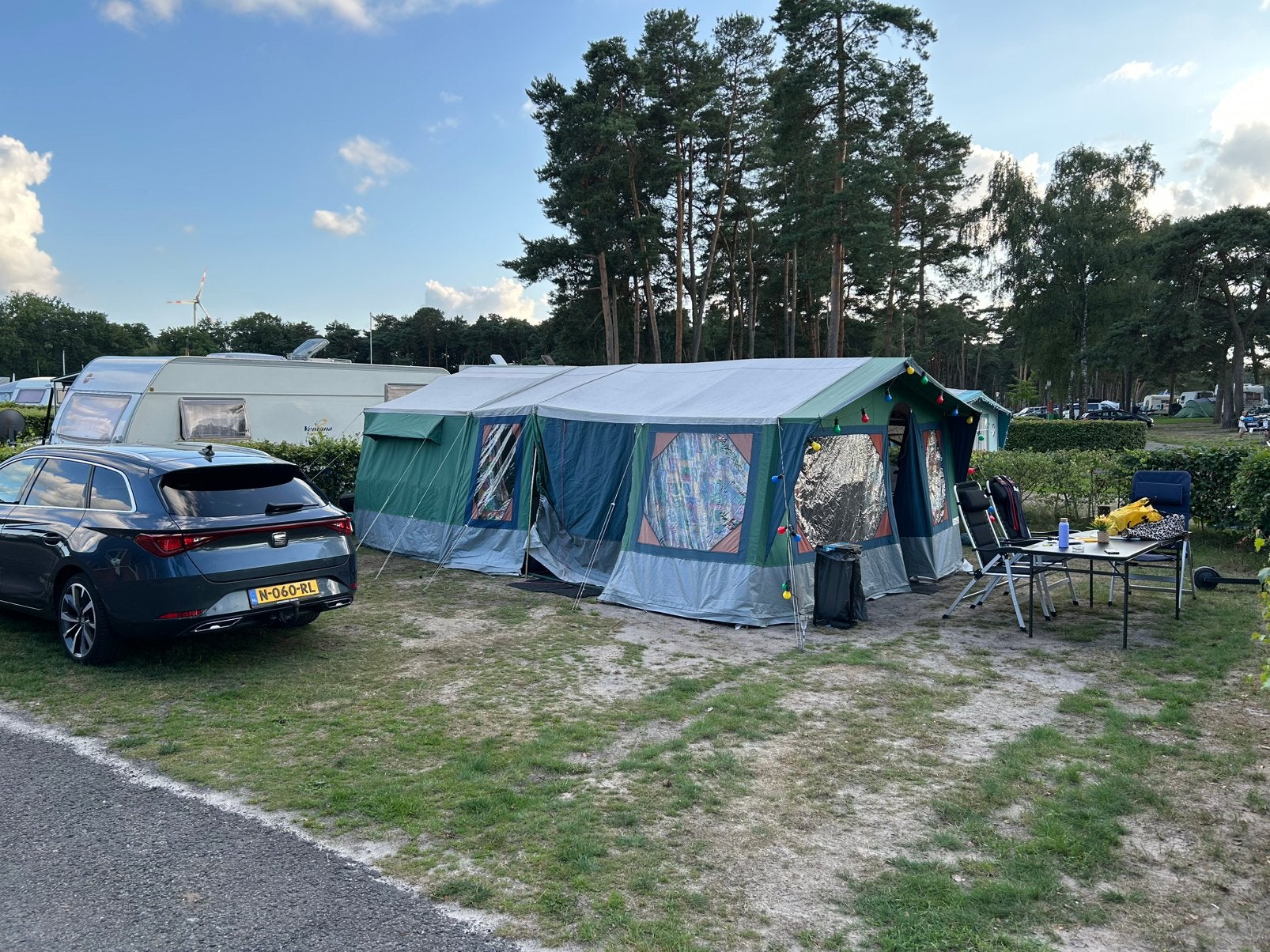 Europacamper vouwwagen incl dakkoffer, bermkeuken etc etc, Ophalen, Gebruikt, Tot en met 6