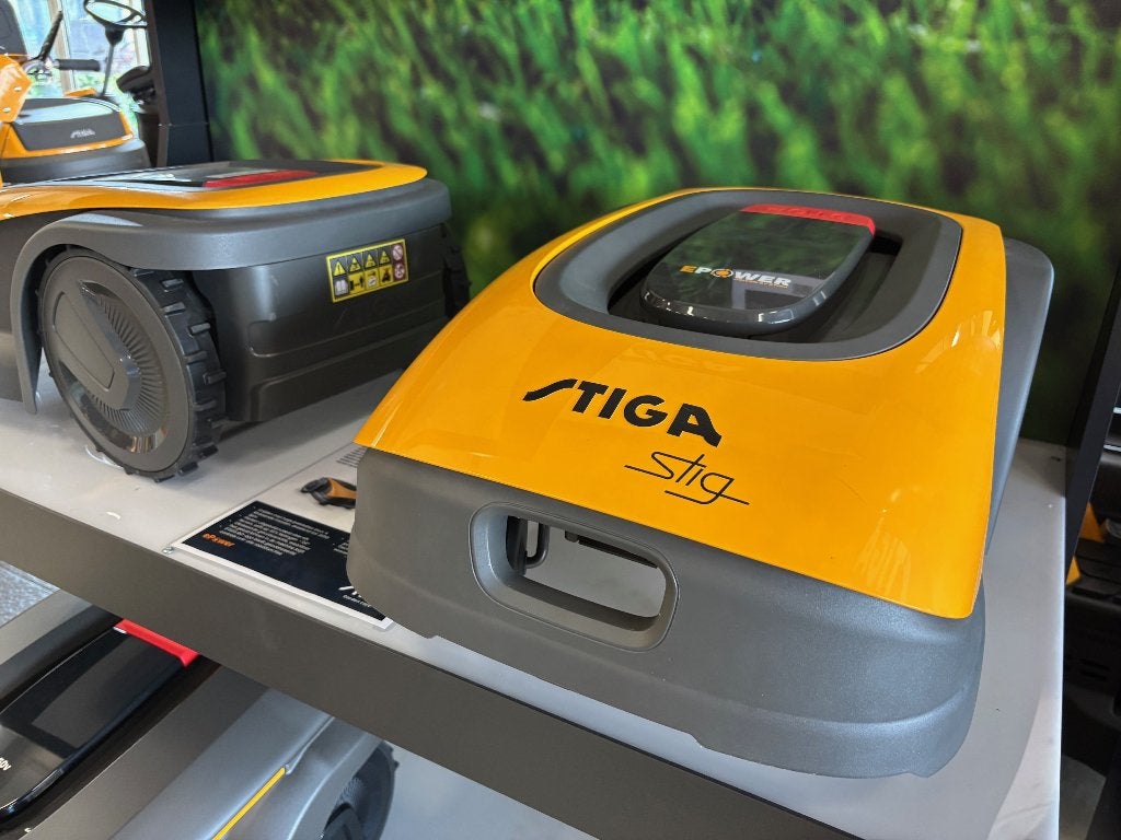 STIGA G 1200 ROBOTMAAIER BEDRAAD 1200 M² ACTIE NIEUW, Ophalen, Nieuw, Minder dan 20 cm, Stiga