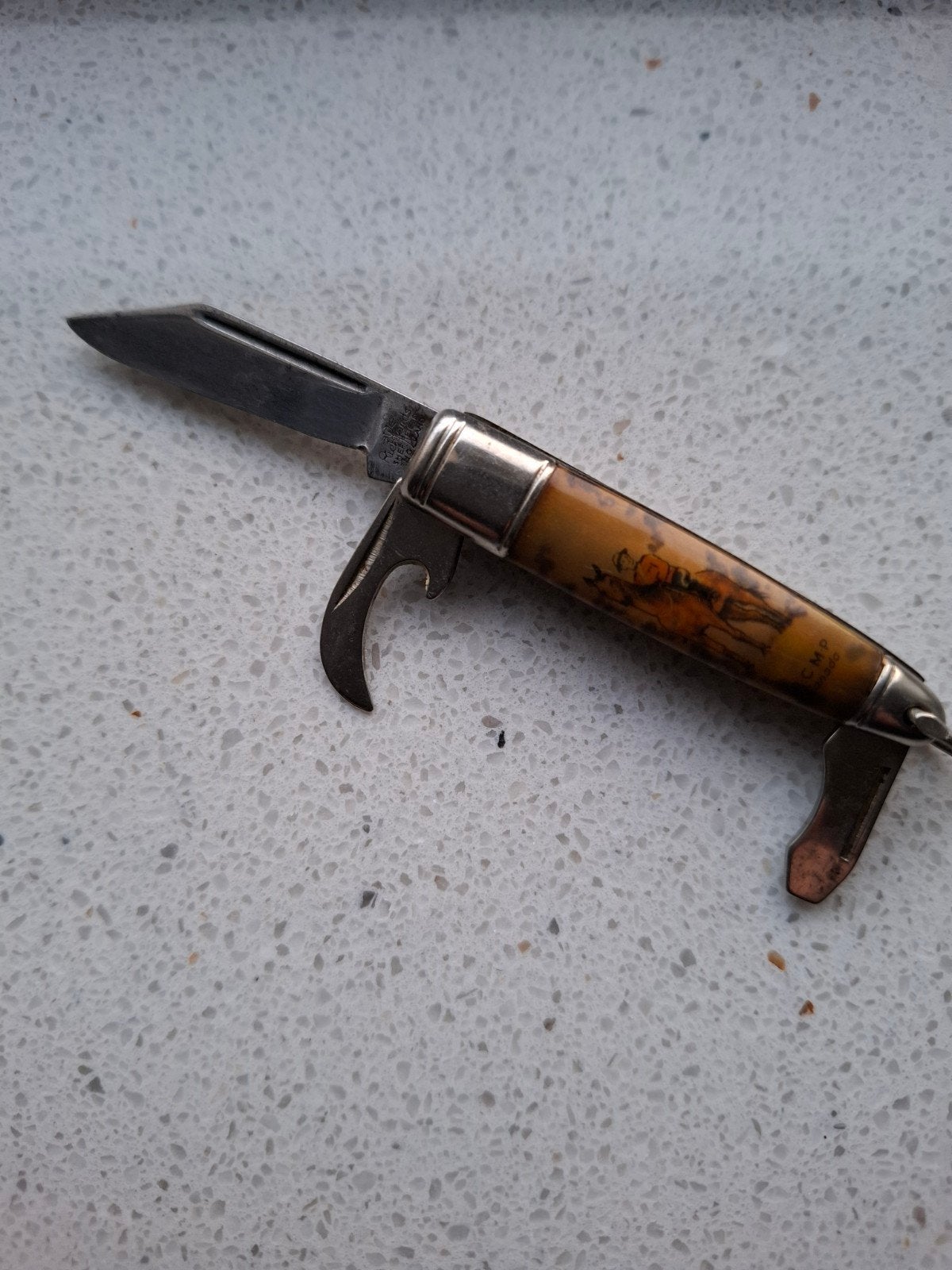 Richards retro mes mini zakmes, Ophalen of Verzenden, Gebruikt