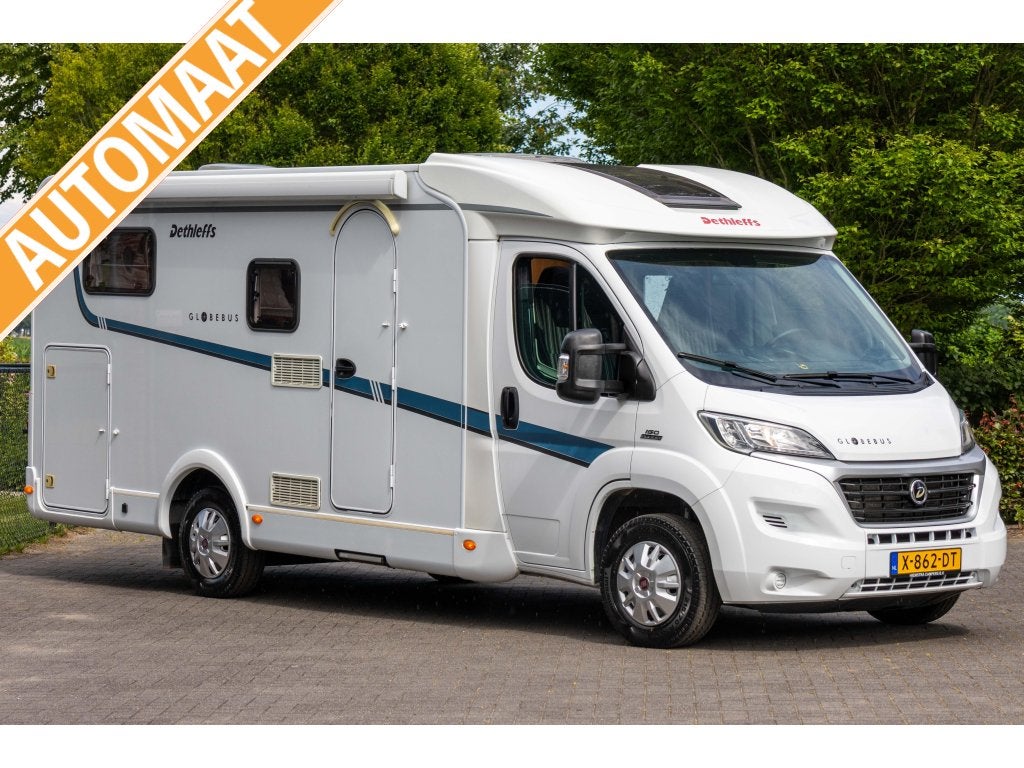 Dethleffs Globebus T4 Automaat Enkele bedden Slechts 63dkm, Automaat, Koelkast, Ringverwarming, Fiat