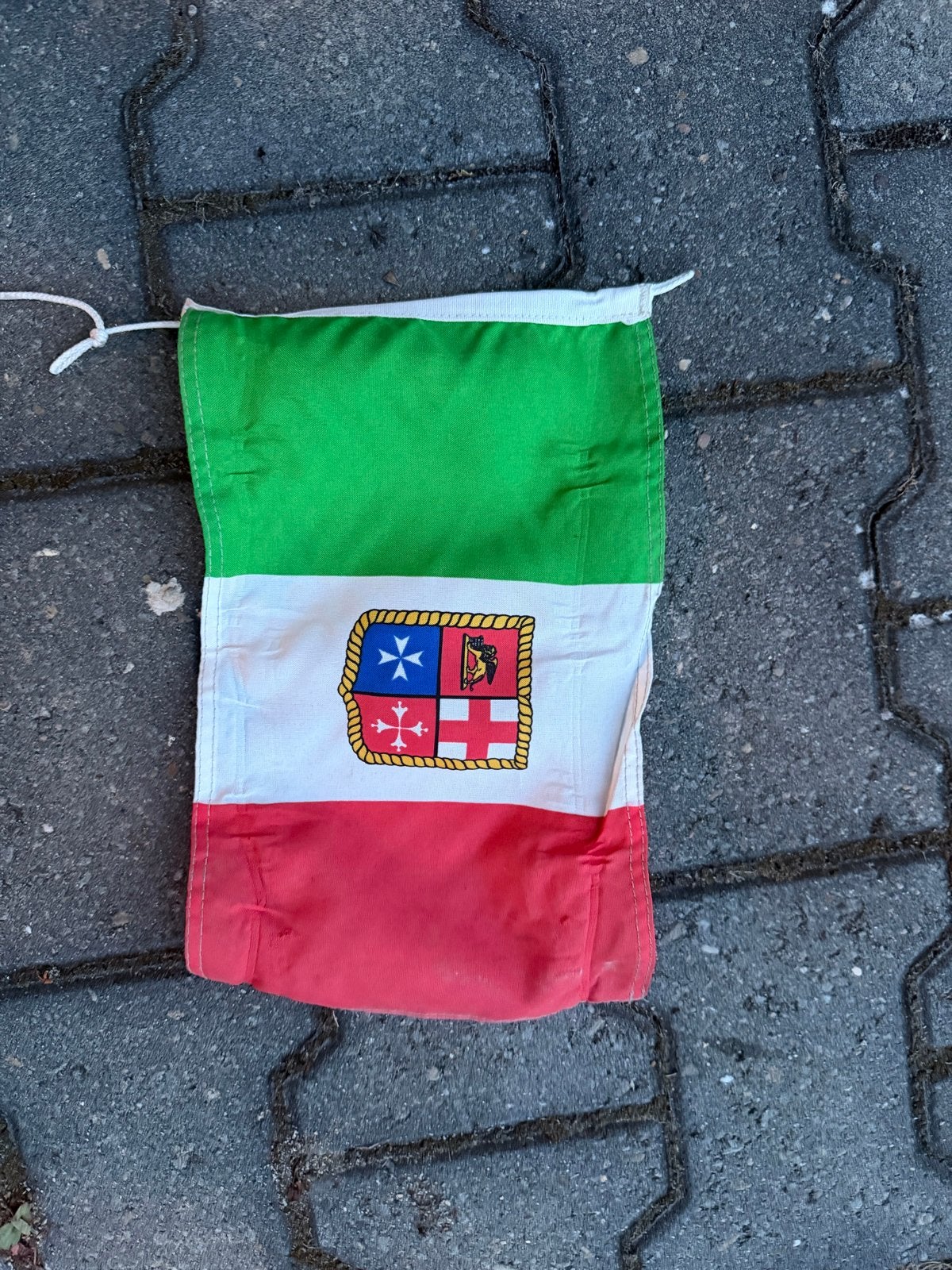 Italië vlag voor boot, Ophalen of Verzenden, Overige typen