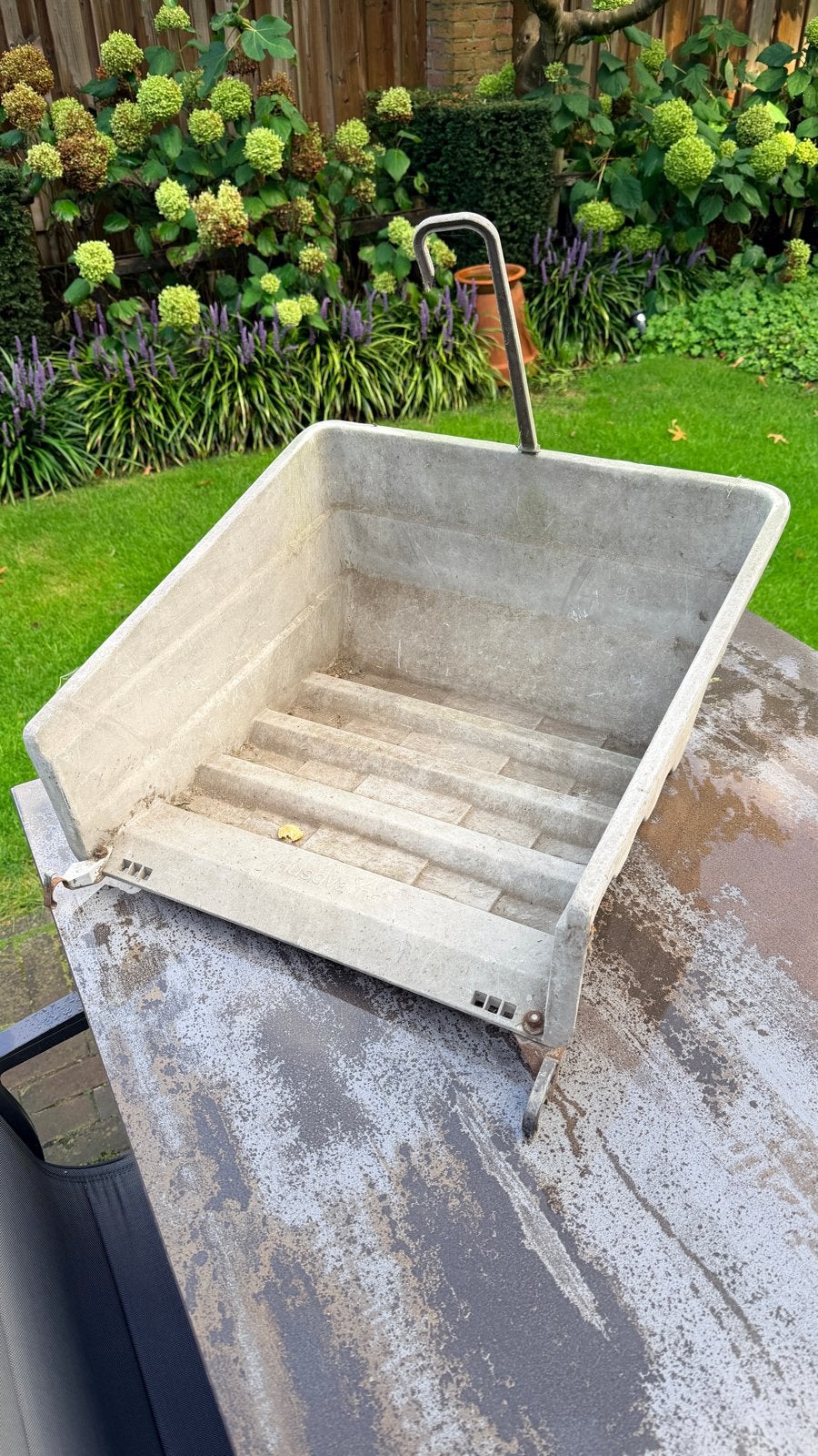 Opvangbak grasmaaier grasmachine, Tuin en Terras, Ophalen, Gebruikt