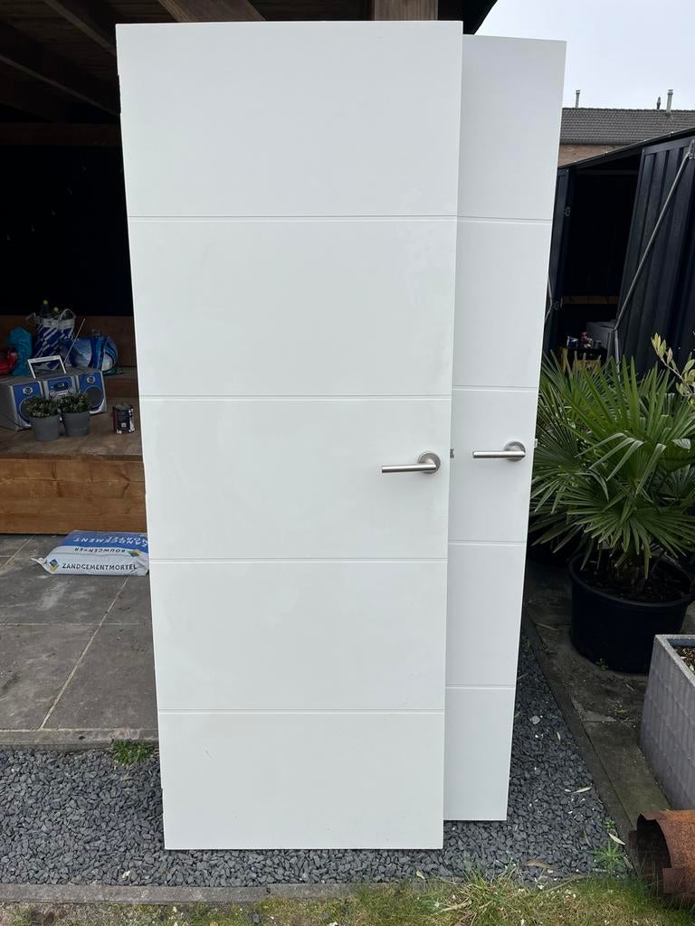 2 binnendeuren, Ophalen, Binnendeur, Zo goed als nieuw, 200 tot 215 cm