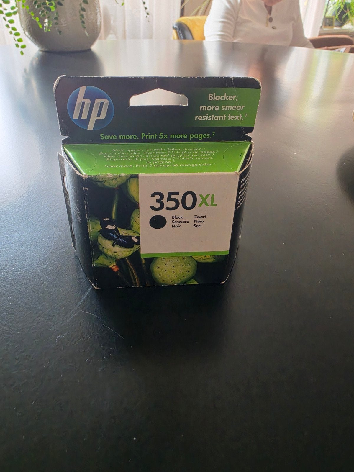 HP 350XL Zwarte Inktcartridge - Nieuw in doos, Ophalen, Nieuw, Cartridge, HP