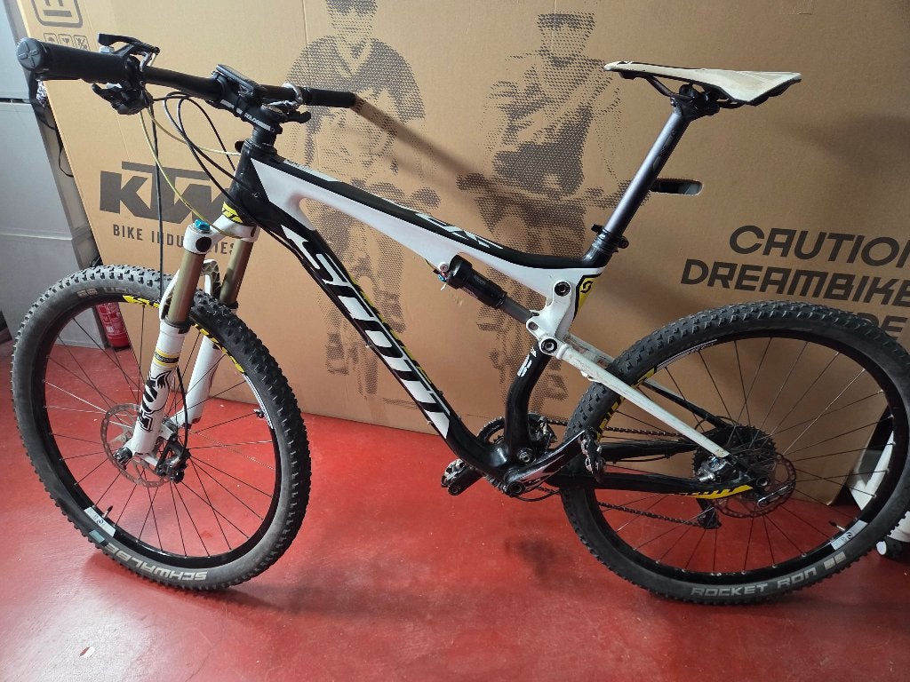 Scott Spark 720 (11kg Full suspension Carbon), Gebruikt, 49 tot 53 cm, Schijfrem, Ophalen