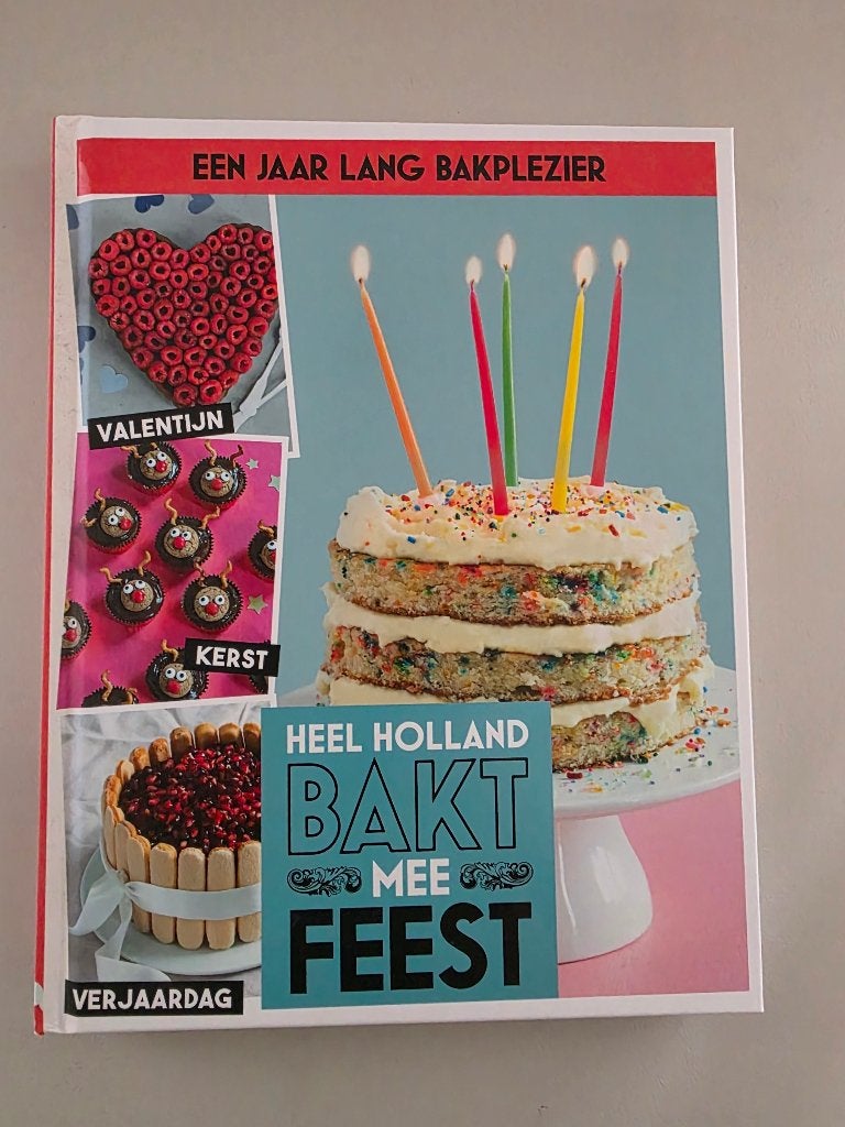 Boek: Heel Holland bakt mee feest, Boeken, Robèrt van Beckhoven, Nieuw, Ophalen of Verzenden, Nederland en België